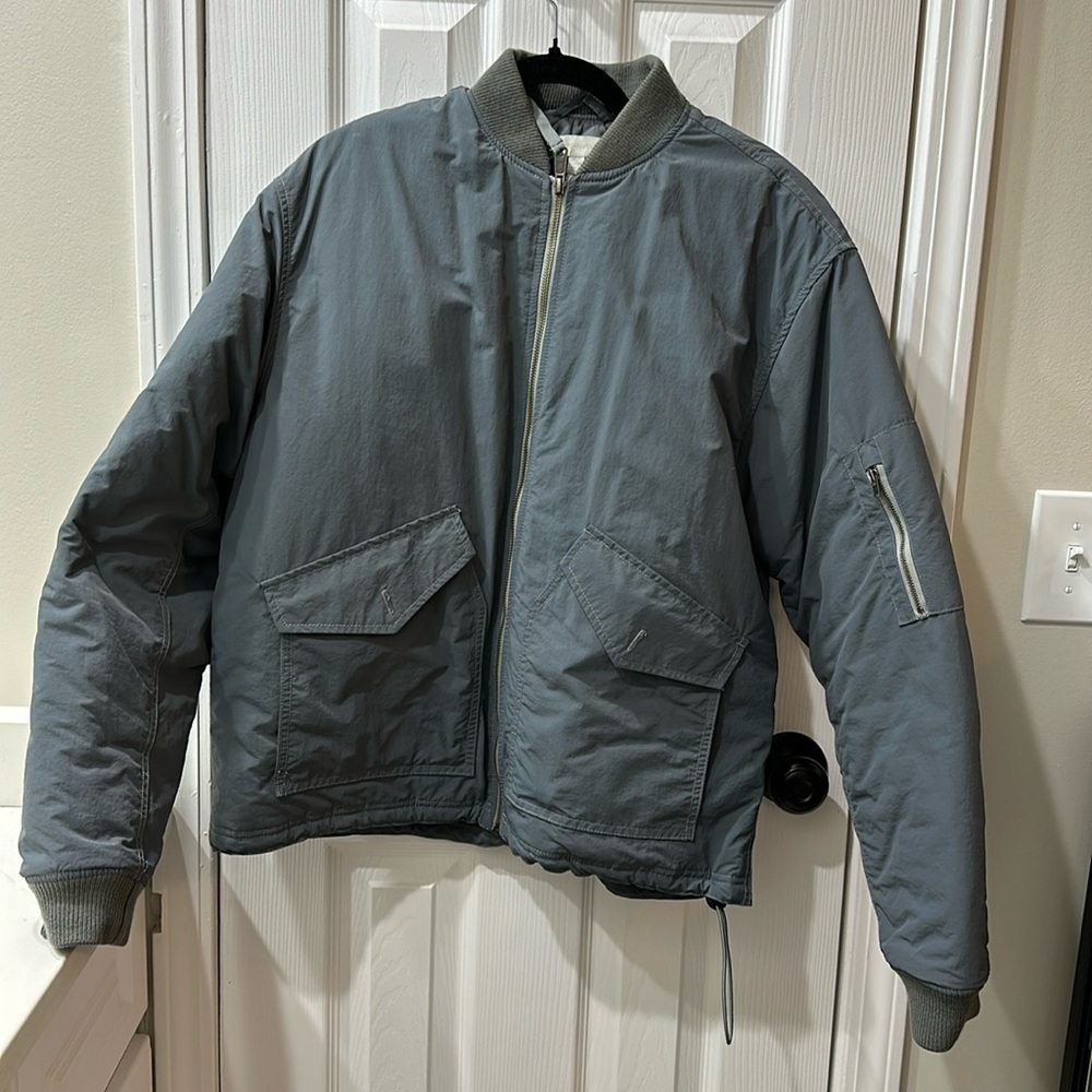 Men’s Green Bomber Jacket Size Medium